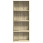 vidaXL Bücherregal Sonoma-Eiche 60x30x152 cm Holzwerkstoff vidaXL Bücherregal Sonoma-Eiche 60x30x152 cm Holzwerkstoff