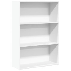 vidaXL Bücherregal Weiß 80x30x114 cm Holzwerkstoff