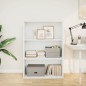 vidaXL Bücherregal Weiß 80x30x114 cm Holzwerkstoff vidaXL Bücherregal Weiß 80x30x114 cm Holzwerkstoff