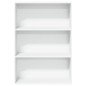 vidaXL Bücherregal Weiß 80x30x114 cm Holzwerkstoff vidaXL Bücherregal Weiß 80x30x114 cm Holzwerkstoff