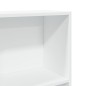 vidaXL Bücherregal Weiß 80x30x114 cm Holzwerkstoff vidaXL Bücherregal Weiß 80x30x114 cm Holzwerkstoff
