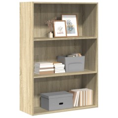vidaXL Bücherregal Sonoma-Eiche 80x30x114 cm Holzwerkstoff