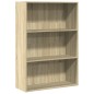 vidaXL Bücherregal Sonoma-Eiche 80x30x114 cm Holzwerkstoff vidaXL Bücherregal Sonoma-Eiche 80x30x114 cm Holzwerkstoff