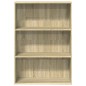 vidaXL Bücherregal Sonoma-Eiche 80x30x114 cm Holzwerkstoff vidaXL Bücherregal Sonoma-Eiche 80x30x114 cm Holzwerkstoff