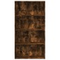 vidaXL Bücherregal Räuchereiche 80x30x152 cm Holzwerkstoff vidaXL Bücherregal Räuchereiche 80x30x152 cm Holzwerkstoff