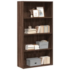 vidaXL Bücherregal Braun Eichen-Optik 80x30x152 cm Holzwerkstoff