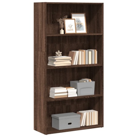 vidaXL Bücherregal Braun Eichen-Optik 80x30x152 cm Holzwerkstoff