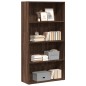 vidaXL Bücherregal Braun Eichen-Optik 80x30x152 cm Holzwerkstoff vidaXL Bücherregal Braun Eichen-Optik 80x30x152 cm Holzwerkstoff