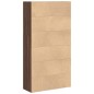 vidaXL Bücherregal Braun Eichen-Optik 80x30x152 cm Holzwerkstoff vidaXL Bücherregal Braun Eichen-Optik 80x30x152 cm Holzwerkstoff