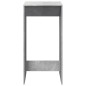 vidaXL Bartisch Betongrau 51x50x103,5 cm Holzwerkstoff vidaXL Bartisch Betongrau 51x50x103,5 cm Holzwerkstoff