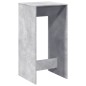 vidaXL Bartisch Betongrau 51x50x103,5 cm Holzwerkstoff vidaXL Bartisch Betongrau 51x50x103,5 cm Holzwerkstoff