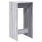 vidaXL Bartisch Grau Sonoma 51x50x103,5 cm Holzwerkstoff vidaXL Bartisch Grau Sonoma 51x50x103,5 cm Holzwerkstoff
