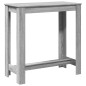 vidaXL Bartisch Grau Sonoma 102x50x103,5 cm Holzwerkstoff vidaXL Bartisch Grau Sonoma 102x50x103,5 cm Holzwerkstoff