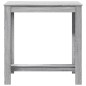vidaXL Bartisch Grau Sonoma 102x50x103,5 cm Holzwerkstoff vidaXL Bartisch Grau Sonoma 102x50x103,5 cm Holzwerkstoff