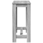 vidaXL Bartisch Grau Sonoma 102x50x103,5 cm Holzwerkstoff vidaXL Bartisch Grau Sonoma 102x50x103,5 cm Holzwerkstoff