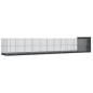 vidaXL Voliere mit Erweiterung Silbern 1244x203x216 cm Stahl vidaXL Voliere mit Erweiterung Silbern 1244x203x216 cm Stahl