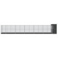vidaXL Voliere mit Erweiterung Silbern 1244x203x216 cm Stahl vidaXL Voliere mit Erweiterung Silbern 1244x203x216 cm Stahl