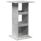 vidaXL Bartisch mit Ablagen Betongrau 60x60x102 cm Holzwerkstoff vidaXL Bartisch mit Ablagen Betongrau 60x60x102 cm Holzwerkstoff