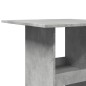 vidaXL Bartisch mit Ablagen Betongrau 60x60x102 cm Holzwerkstoff vidaXL Bartisch mit Ablagen Betongrau 60x60x102 cm Holzwerkstoff