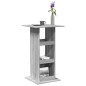 vidaXL Bartisch mit Ablagen Grau Sonoma 60x60x102 cm Holzwerkstoff vidaXL Bartisch mit Ablagen Grau Sonoma 60x60x102 cm Holzwerkstoff