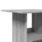 vidaXL Bartisch mit Ablagen Grau Sonoma 60x60x102 cm Holzwerkstoff vidaXL Bartisch mit Ablagen Grau Sonoma 60x60x102 cm Holzwerkstoff