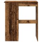 vidaXL Bartisch mit Regal Altholz-Optik 90x47,5x103,5 cm Holzwerkstoff vidaXL Bartisch mit Regal Altholz-Optik 90x47,5x103,5 cm Holzwerkstoff