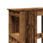 vidaXL Bartisch mit Regal Altholz-Optik 90x47,5x103,5 cm Holzwerkstoff vidaXL Bartisch mit Regal Altholz-Optik 90x47,5x103,5 cm Holzwerkstoff