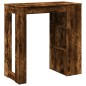 vidaXL Bartisch mit Regal Räuchereiche 102x50x103,5 cm Holzwerkstoff vidaXL Bartisch mit Regal Räuchereiche 102x50x103,5 cm Holzwerkstoff