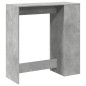 vidaXL Bartisch mit Regal Betongrau 101x40x103,5 cm Holzwerkstoff vidaXL Bartisch mit Regal Betongrau 101x40x103,5 cm Holzwerkstoff