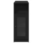 vidaXL Bartisch mit Regal Schwarz 101x40x103,5 cm Holzwerkstoff vidaXL Bartisch mit Regal Schwarz 101x40x103,5 cm Holzwerkstoff