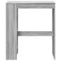vidaXL Bartisch mit Regal Grau Sonoma 90x40x103,5 cm Holzwerkstoff vidaXL Bartisch mit Regal Grau Sonoma 90x40x103,5 cm Holzwerkstoff