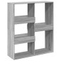 vidaXL Bücherregal/Raumteiler Grau Sonoma 100x33x115 cm vidaXL Bücherregal/Raumteiler Grau Sonoma 100x33x115 cm