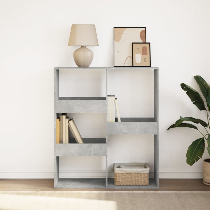 vidaXL Bücherregal/Raumteiler Betongrau 100x33x115 cm vidaXL Bücherregal/Raumteiler Betongrau 100x33x115 cm