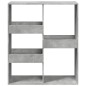 vidaXL Bücherregal/Raumteiler Betongrau 100x33x115 cm vidaXL Bücherregal/Raumteiler Betongrau 100x33x115 cm