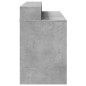 vidaXL LED-Schreibtisch Betongrau 120x55x91 cm Holzwerkstoff vidaXL LED-Schreibtisch Betongrau 120x55x91 cm Holzwerkstoff