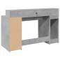vidaXL LED-Schreibtisch Betongrau 140x55x91 cm Holzwerkstoff vidaXL LED-Schreibtisch Betongrau 140x55x91 cm Holzwerkstoff