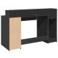 vidaXL LED-Schreibtisch Schwarz 140x55x91 cm Holzwerkstoff vidaXL LED-Schreibtisch Schwarz 140x55x91 cm Holzwerkstoff