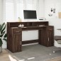 vidaXL LED-Schreibtisch Braun Eichen-Optik 160x55x91 Holzwerkstoff vidaXL LED-Schreibtisch Braun Eichen-Optik 160x55x91 Holzwerkstoff