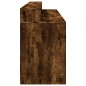 vidaXL LED-Schreibtisch Räuchereiche 200x55x91 cm Holzwerkstoff vidaXL LED-Schreibtisch Räuchereiche 200x55x91 cm Holzwerkstoff