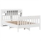 vidaXL Massivholzbett ohne Matratze Weiß 160x200 Kiefernholz vidaXL Massivholzbett ohne Matratze Weiß 160x200 Kiefernholz