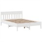 vidaXL Massivholzbett ohne Matratze Weiß 160x200 Kiefernholz vidaXL Massivholzbett ohne Matratze Weiß 160x200 Kiefernholz
