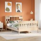 vidaXL Massivholzbett ohne Matratze 140x200 cm Kiefernholz vidaXL Massivholzbett ohne Matratze 140x200 cm Kiefernholz