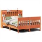 vidaXL Massivholzbett ohne Matratze Wachsbraun 140x200 cm Kiefernholz vidaXL Massivholzbett ohne Matratze Wachsbraun 140x200 cm Kiefernholz