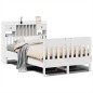 vidaXL Massivholzbett ohne Matratze Weiß 135x190 cm Kiefernholz vidaXL Massivholzbett ohne Matratze Weiß 135x190 cm Kiefernholz