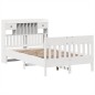 vidaXL Massivholzbett ohne Matratze Weiß 135x190 cm Kiefernholz vidaXL Massivholzbett ohne Matratze Weiß 135x190 cm Kiefernholz