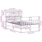 vidaXL Massivholzbett ohne Matratze Weiß 135x190 cm Kiefernholz vidaXL Massivholzbett ohne Matratze Weiß 135x190 cm Kiefernholz