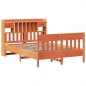 vidaXL Massivholzbett ohne Matratze Wachsbraun 140x190 cm Kiefernholz vidaXL Massivholzbett ohne Matratze Wachsbraun 140x190 cm Kiefernholz