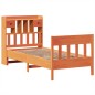 vidaXL Massivholzbett ohne Matratze Wachsbraun 90x190 cm Kiefernholz vidaXL Massivholzbett ohne Matratze Wachsbraun 90x190 cm Kiefernholz