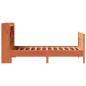 vidaXL Massivholzbett ohne Matratze Wachsbraun 90x190 cm Kiefernholz vidaXL Massivholzbett ohne Matratze Wachsbraun 90x190 cm Kiefernholz