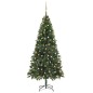 vidaXL Künstlicher Weihnachtsbaum mit Beleuchtung & Kugeln Grün 210 cm vidaXL Künstlicher Weihnachtsbaum mit Beleuchtung & Kugeln Grün 210 cm